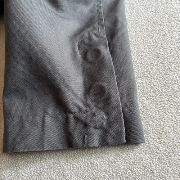 Reiss men field jacket made in Portugal charcoal gray bird graphic back SZ Large